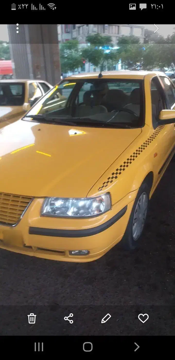 تاکسی سمند مدل ۹۵|خودرو سواری و وانت|کرج, شهرک اوج|دیوار