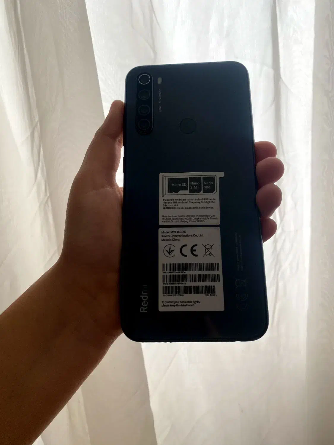 گوشی شیایومی نوت 8tدرحدنو|موبایل|شیراز, کوی زهرا|دیوار