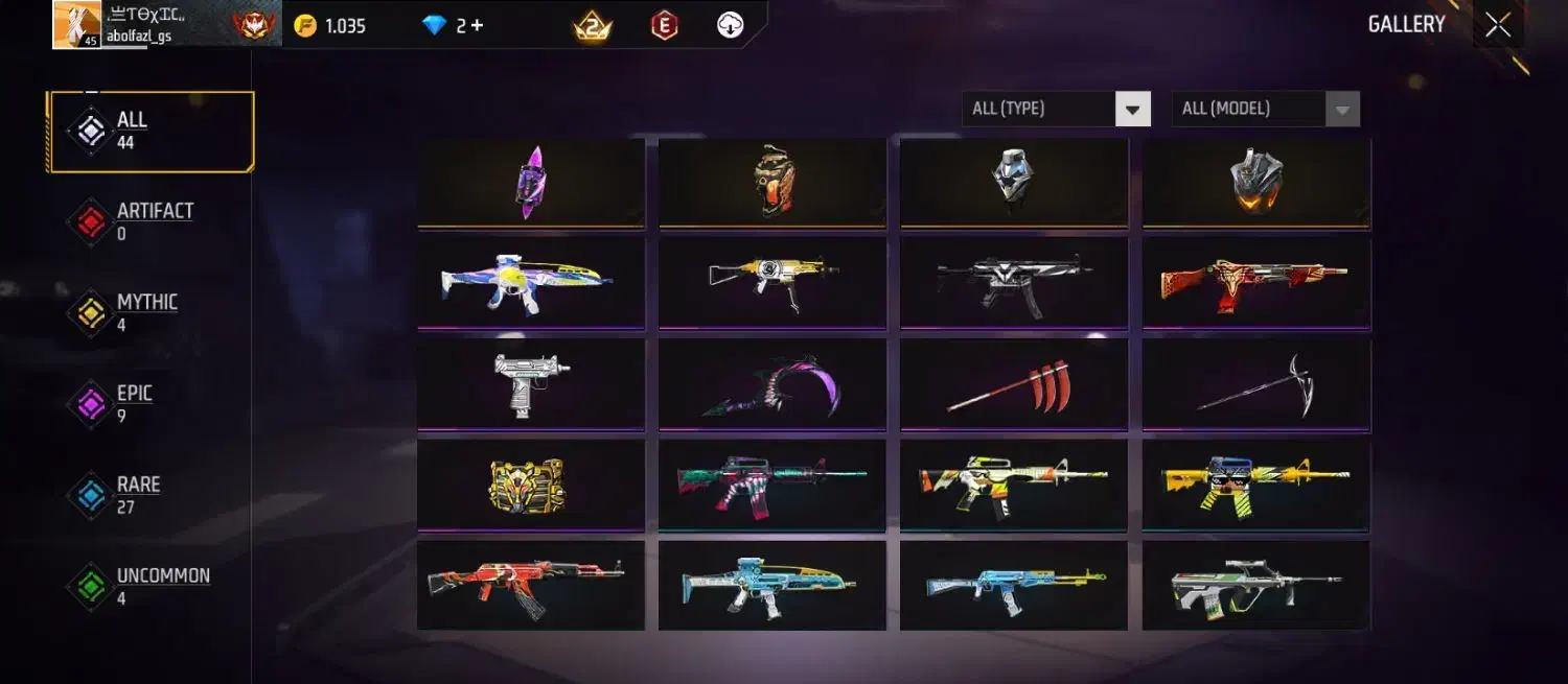 اکانت فری فایر|کنسول، بازی ویدئویی و آنلاین|پیرانشهر, |دیوار