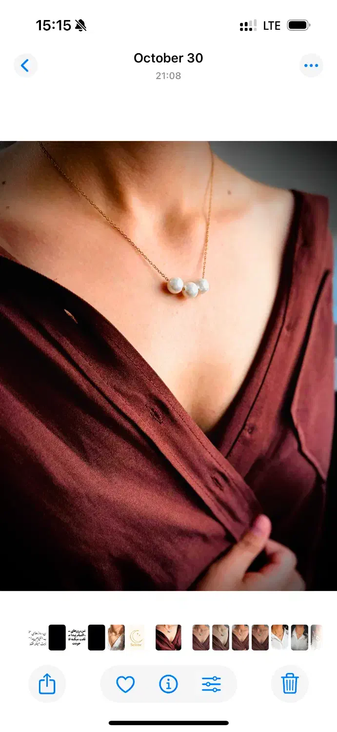 گردنبند مروارید|جواهرات|شهرکرد, |دیوار