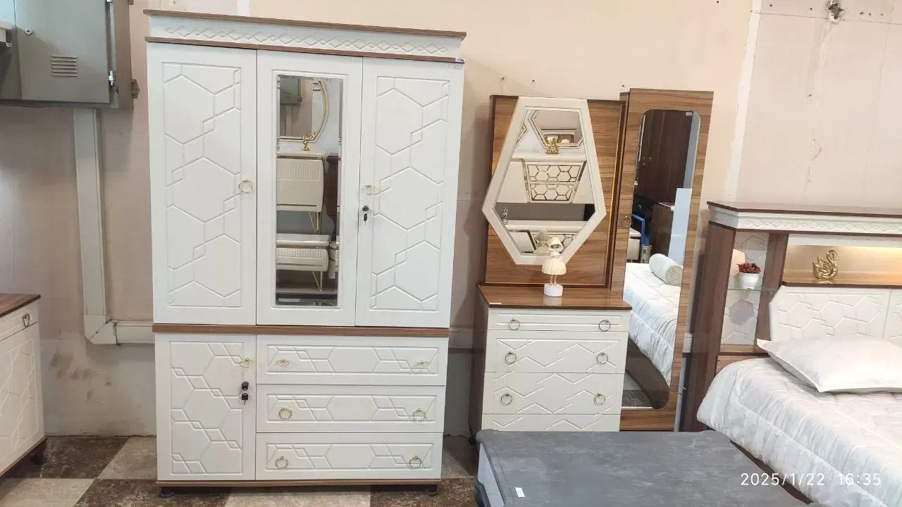 سرویس خواب عروس|تخت و سرویس خواب|زاهدان, |دیوار