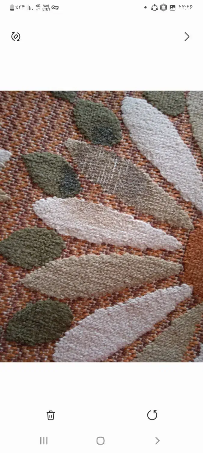 ۱عددگلیم فرش طرح برجسته ۶متری فروشی|گلیم، جاجیم، گبه|قوچان, |دیوار