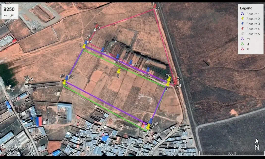 ثبت ملک درگوگل ونقشه هوایی قدیمی و تفکیک زمین|خدمات پیشه و مهارت|بستان آباد, |دیوار