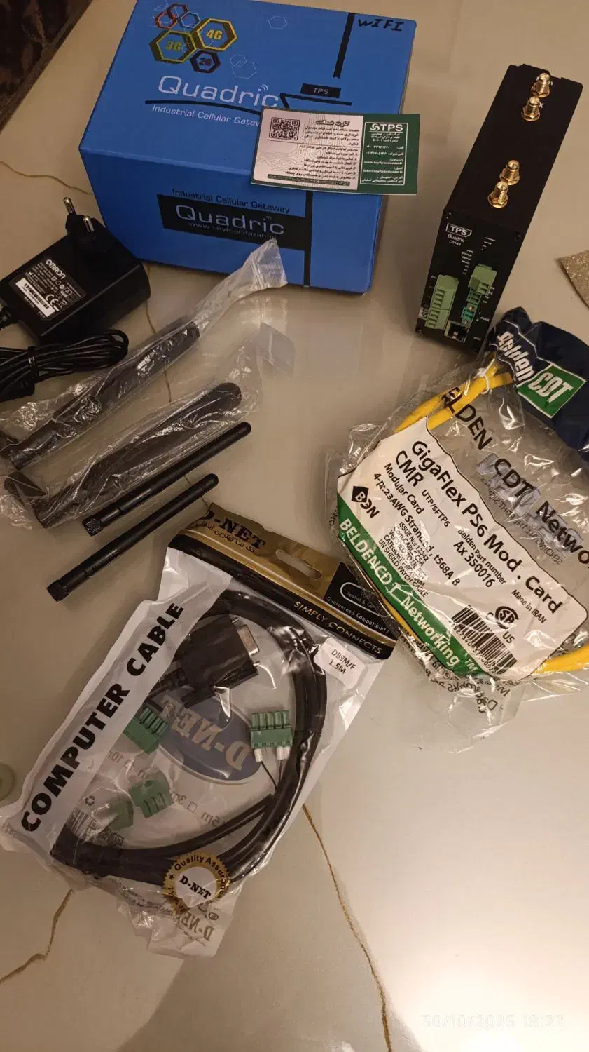 مدم 2 سیم کارت وای فای صنعتی  با 2 رله خروجی|مودم و تجهیزات شبکه|تهران, گیشا|دیوار