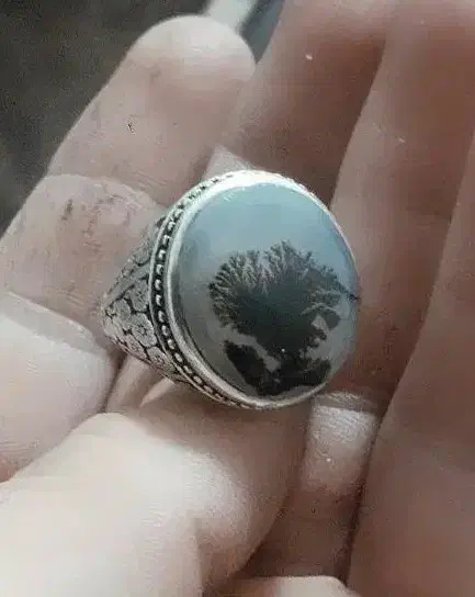 انگشتر شجر قائن گل مشکی|زیورآلات و اکسسوری|قوچان, |دیوار