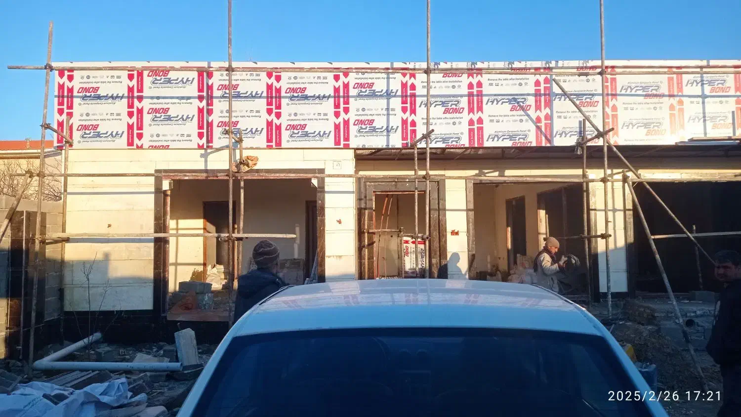 اجرای نمای کامپوزیت وترموود باغ ویلا.کامپوزیت کار|خدمات پیشه و مهارت|کرج, شهرک نهال و بذر|دیوار