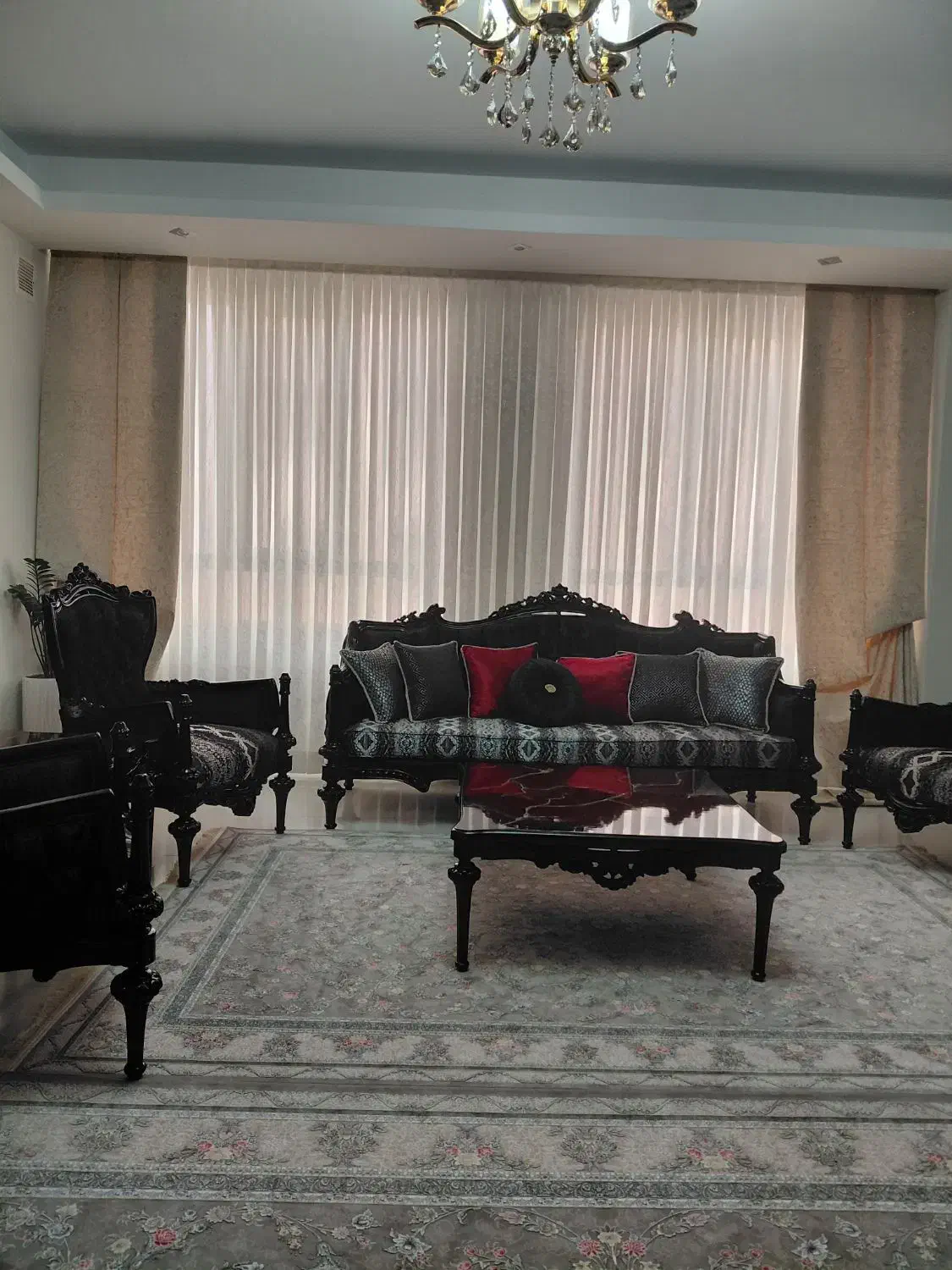 والان پرده|پرده، رانر، رومیزی|اندیشه, شهرک مریم|دیوار