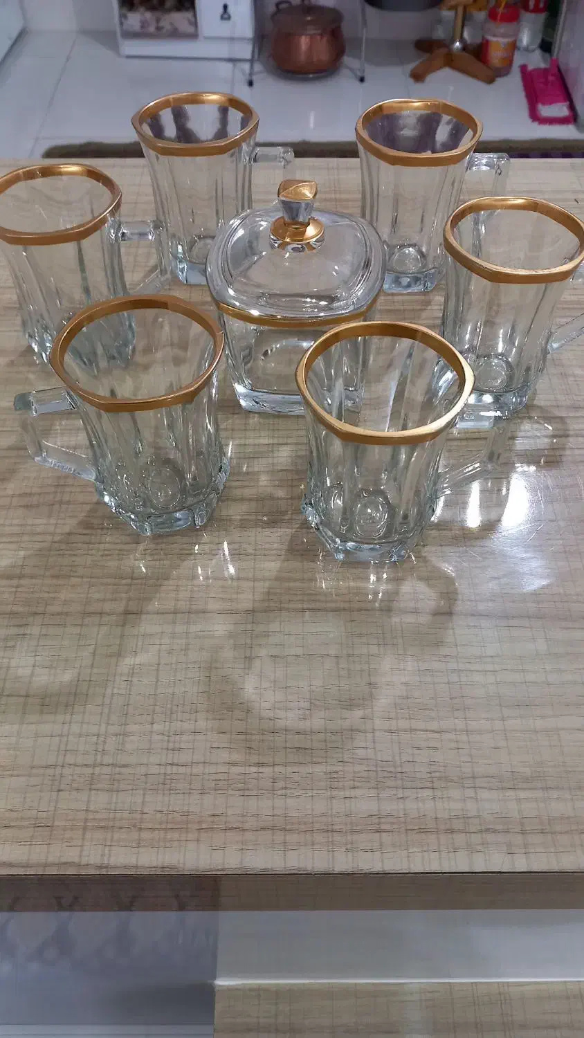 لیوان وقندون فقط۳۰۰|ظروف سرو و پذیرایی|تربتحیدریه, ترمینال|دیوار