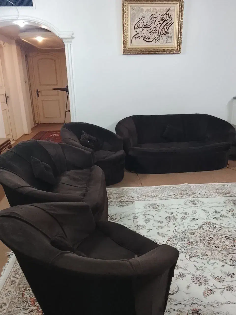 مبل ۷ نفره مخمل|مبلمان خانگی و میز عسلی|مشهد, ویلاشهر|دیوار