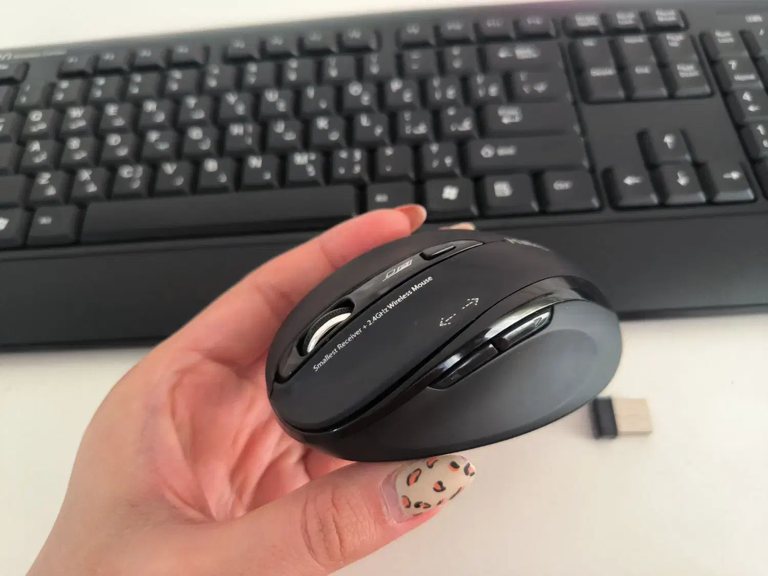 موس و کیبورد سایلنت بی سیم Hatron|قطعات و لوازم جانبی رایانه|مشهد, حسابی جنوبی (شهرک غرب)|دیوار