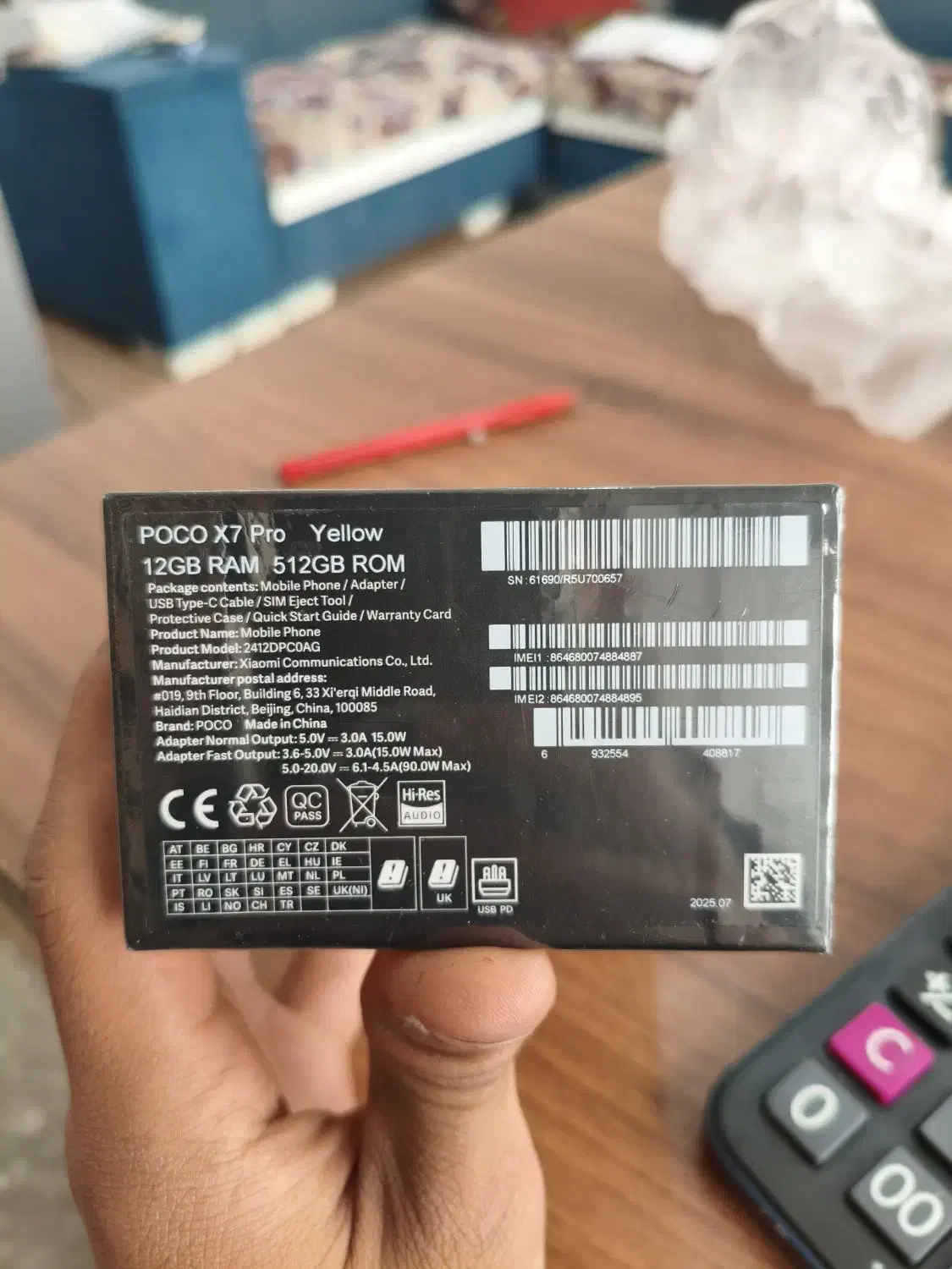 poco x7 pro|موبایل|اصفهان, گلزار|دیوار