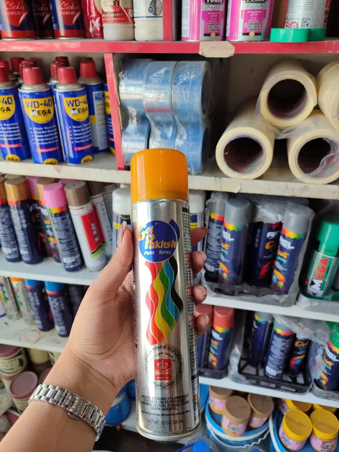 اسپری رنگ آرل و گل پخش|عمده‌فروشی|شیراز, بالا کفت|دیوار