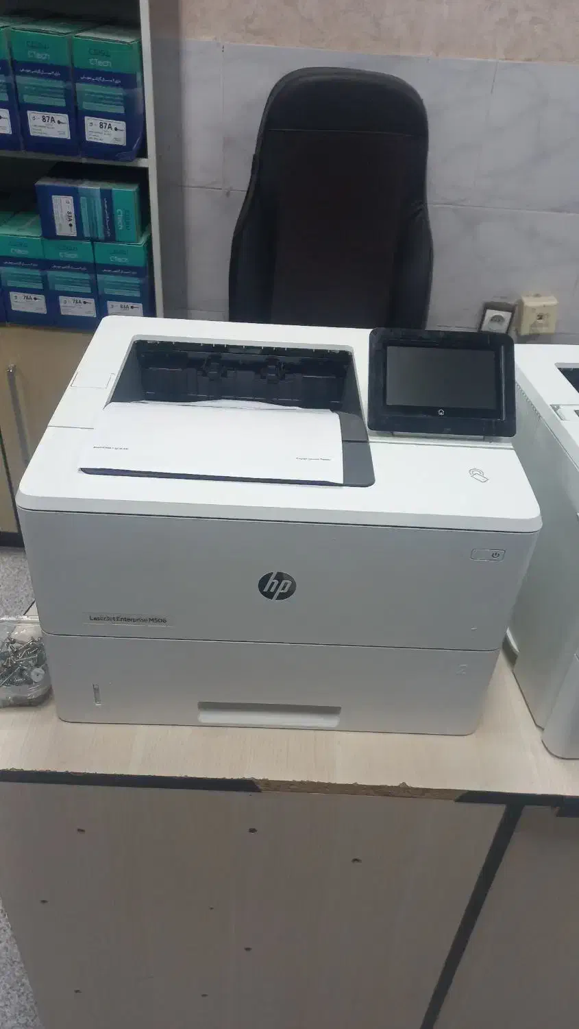 پرینتر سیاه و سفید وای فای دار Hp 506dnw|پرینتر، اسکنر، کپی، فکس|بیرجند, |دیوار