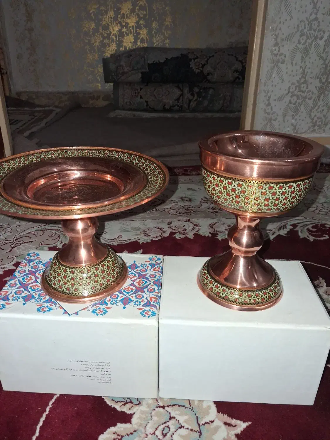 صنایع دستی خاتم کاری شده کار اصفهان|صنایع دستی و سایر لوازم تزئینی|اهواز, فدک|دیوار