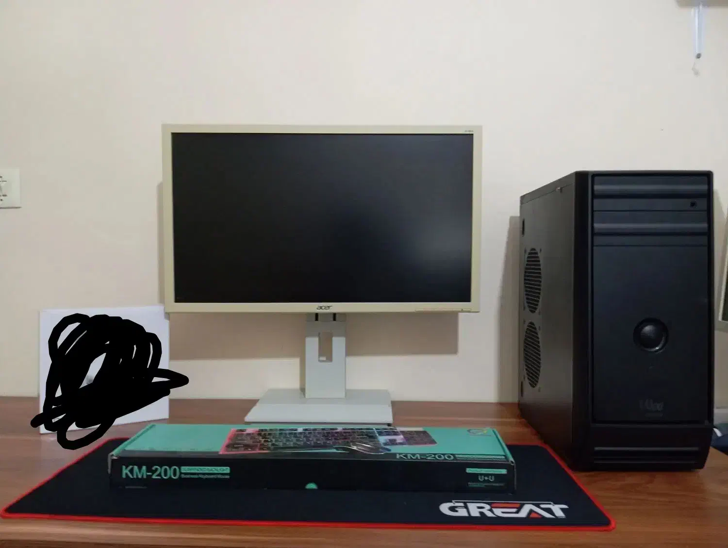 کامیپوتر ست کامل +|رایانه رومیزی|تبریز, |دیوار