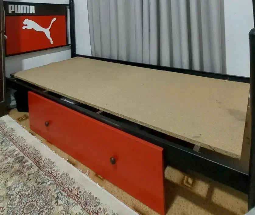 تخت نوجوان دوطبقه|تخت و سرویس خواب|نیشابور, دارایی|دیوار