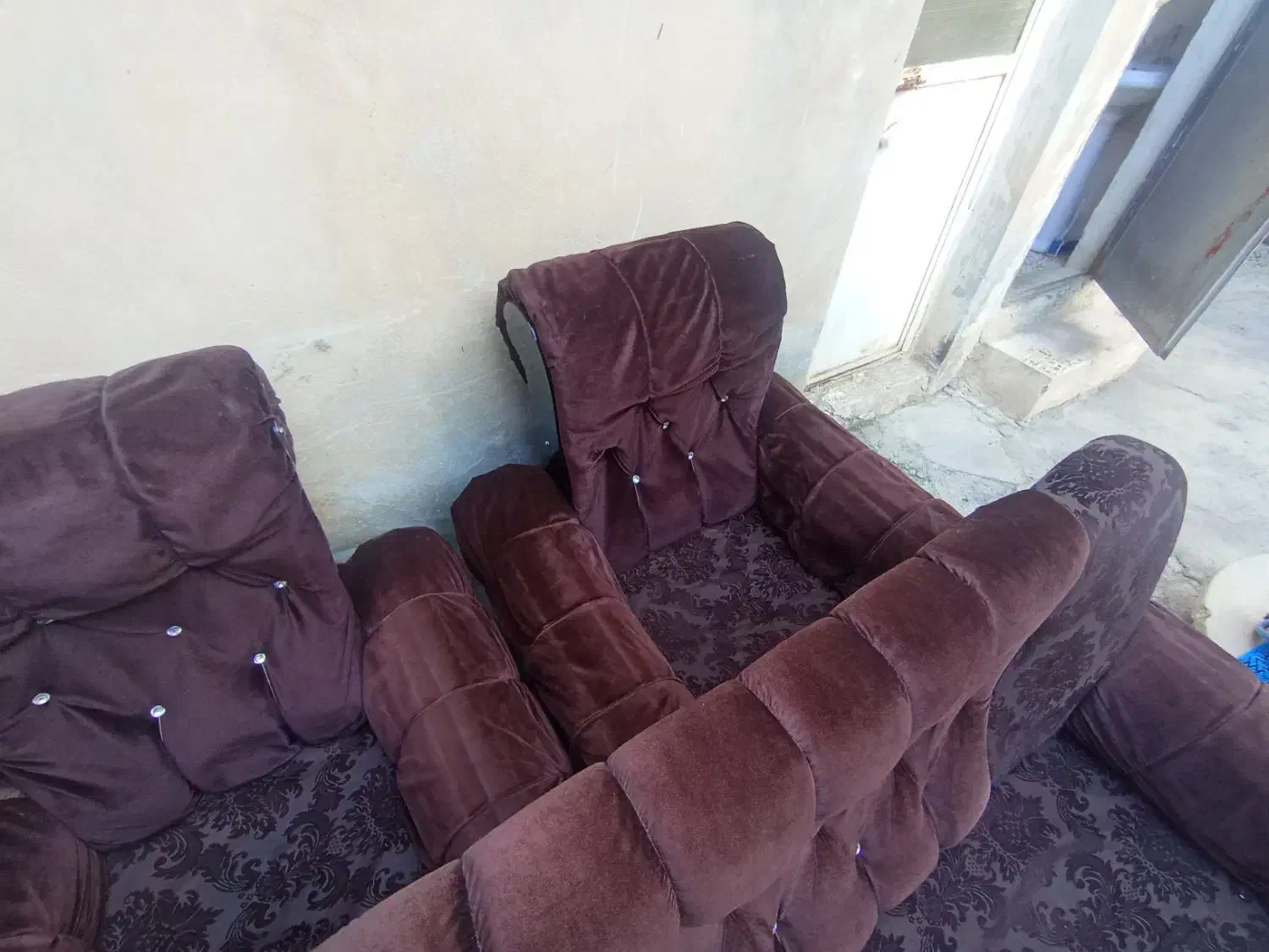 مبل 5نفره 2عدد تک نفر|مبلمان خانگی و میز عسلی|بانه, |دیوار