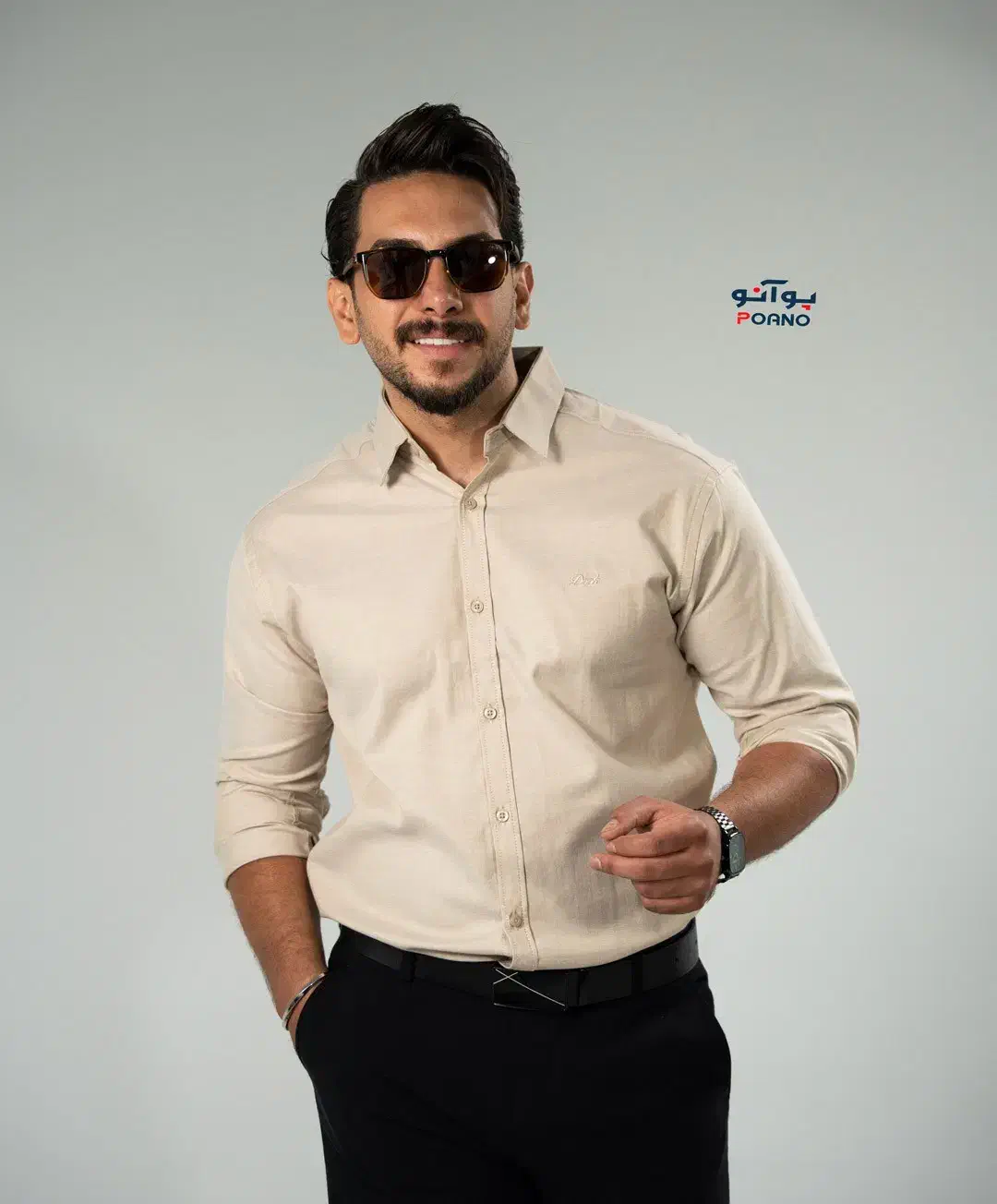 پیراهن مردانه استین بلند پارچه شانلی در 10 رنگ|لباس|اصفهان, شاهزید|دیوار