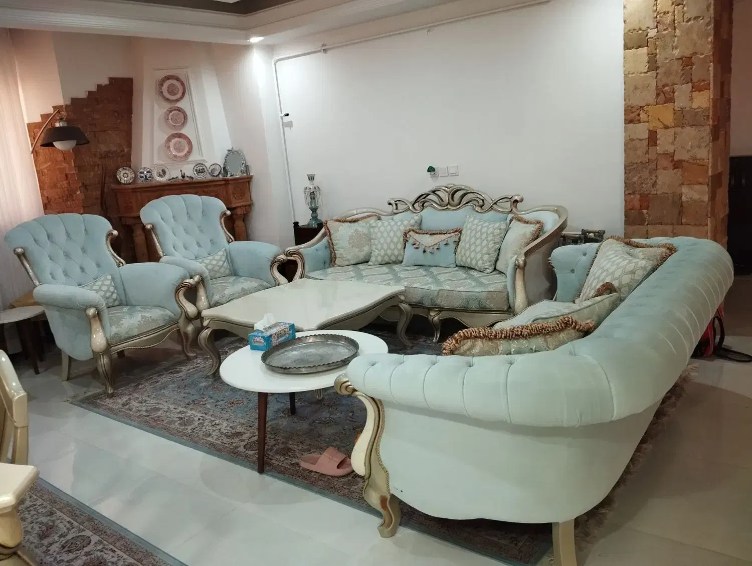 فروش فوق العاده بخاطر اسباب کشی|مبلمان خانگی و میز عسلی|ساری, |دیوار