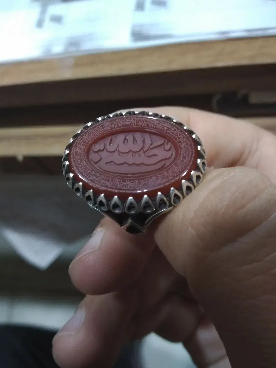 انگشتر نقره عقیق خراسانی|جواهرات|بیرجند, |دیوار