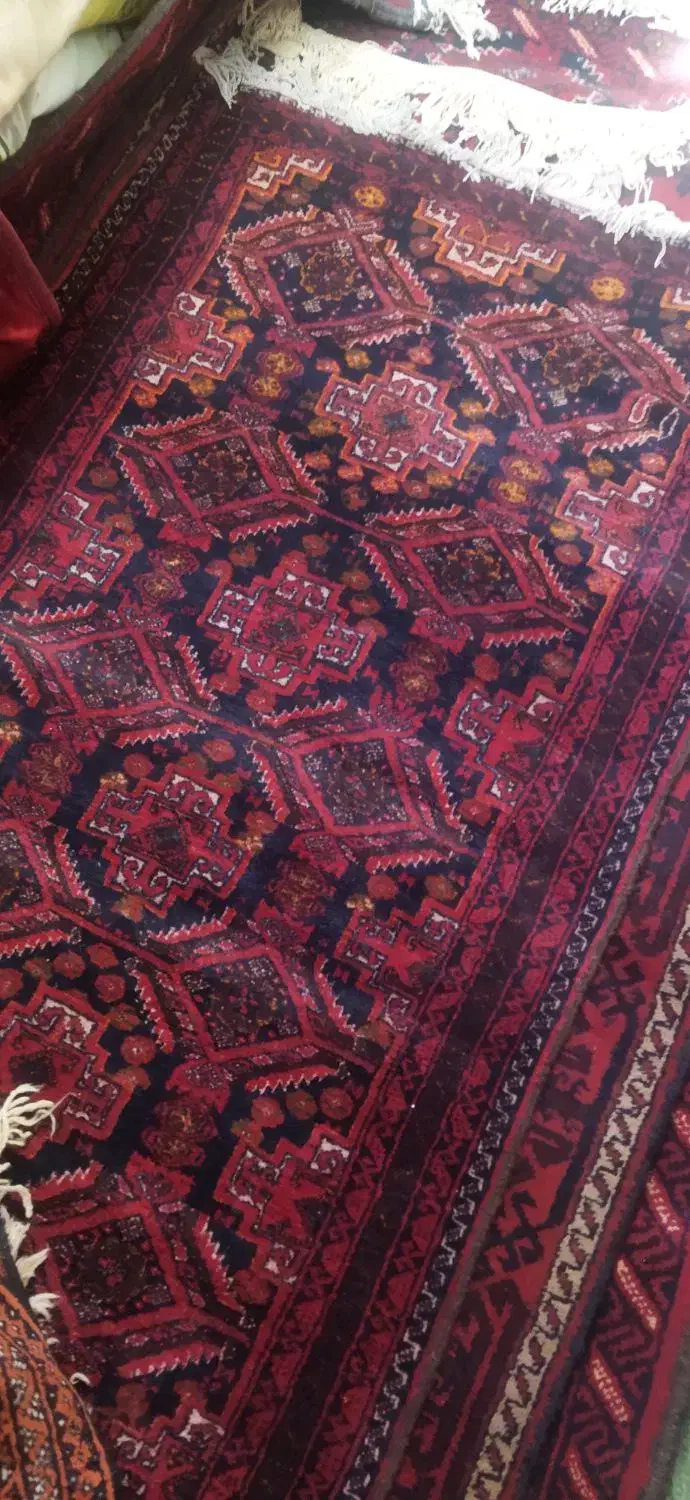 قالیچه دستباف عتیقه|فرش|تربت جام, جامی|دیوار