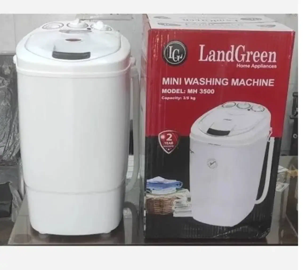 مینی واش ۳/۵ کیلویی ولومی الجی لندگرین مدل ۳۵۰۰|ماشین لباسشویی و خشککن لباس|قم, جهان بینی|دیوار