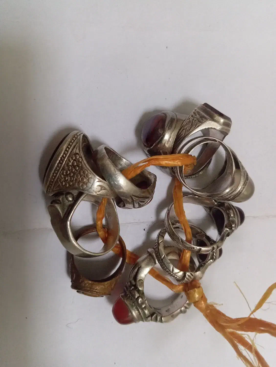 انگشترهای نقره عقیق دار|جواهرات|مشگین شهر, |دیوار