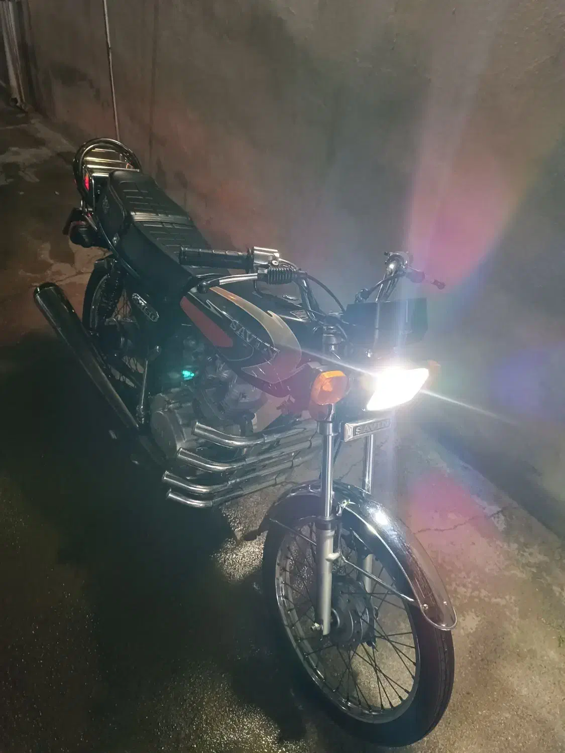 موتور مزایده ساوین 125|موتورسیکلت|مهاباد (آذربایجان غربی), |دیوار