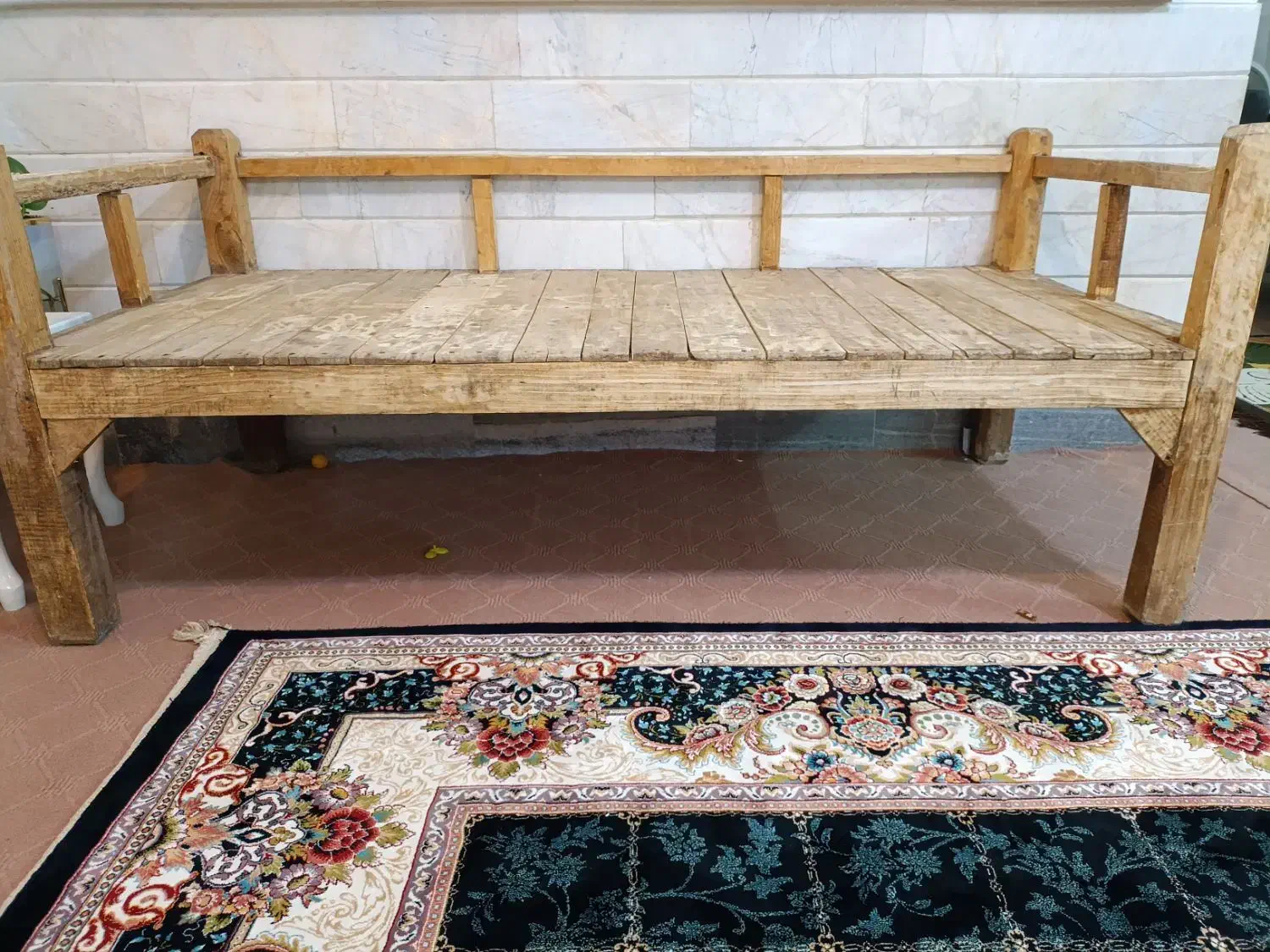 تخت سنتی چوبی|صندلی و نیمکت|قم, زنبیل آباد|دیوار