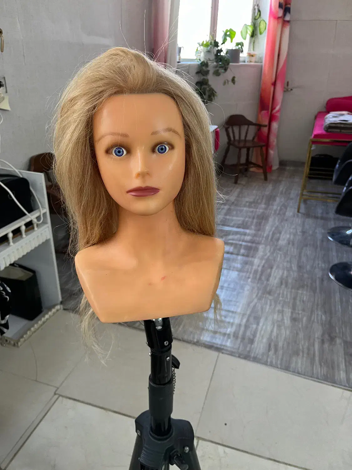 مانکن موی طبیعی با پایه|خدمات آرایشگری و زیبایی|اردبیل, |دیوار