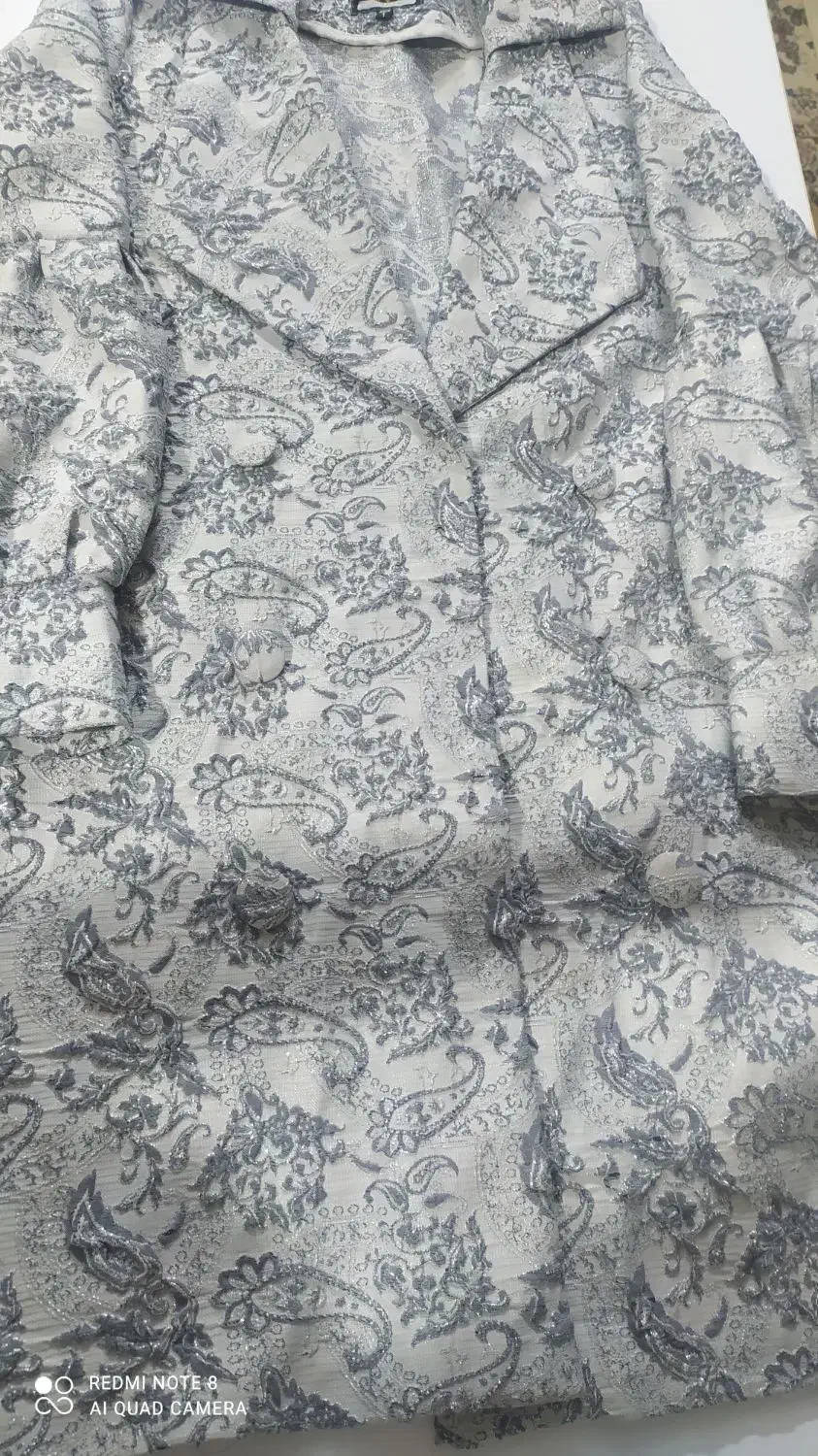 مانتو کتی ژاکارد در حد نو سایز 38/40|لباس|سبزوار, مدرس|دیوار