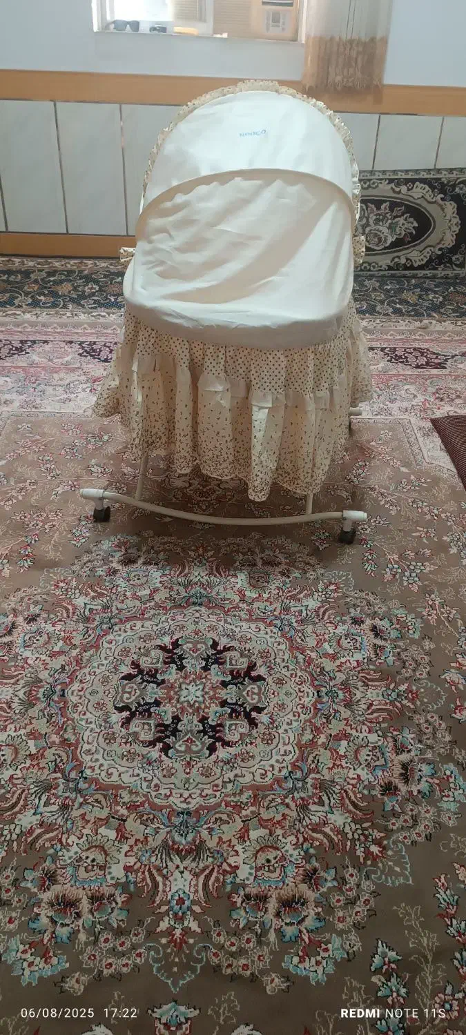 گهواره متحرک قابل تنظیم ارتفاع|اسباب و اثاث بچه|علی‌آباد کتول, |دیوار