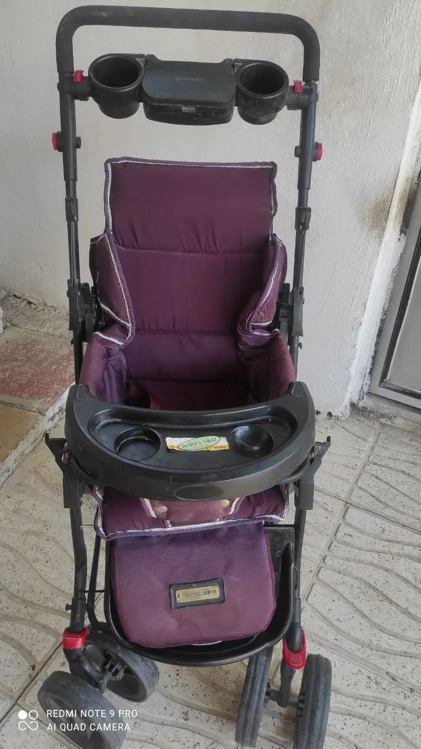 کالسکه تایوانی درحدنوسالم بادوعدد روروئک سالم|کالسکه و لوازم جانبی|تنکمان, |دیوار