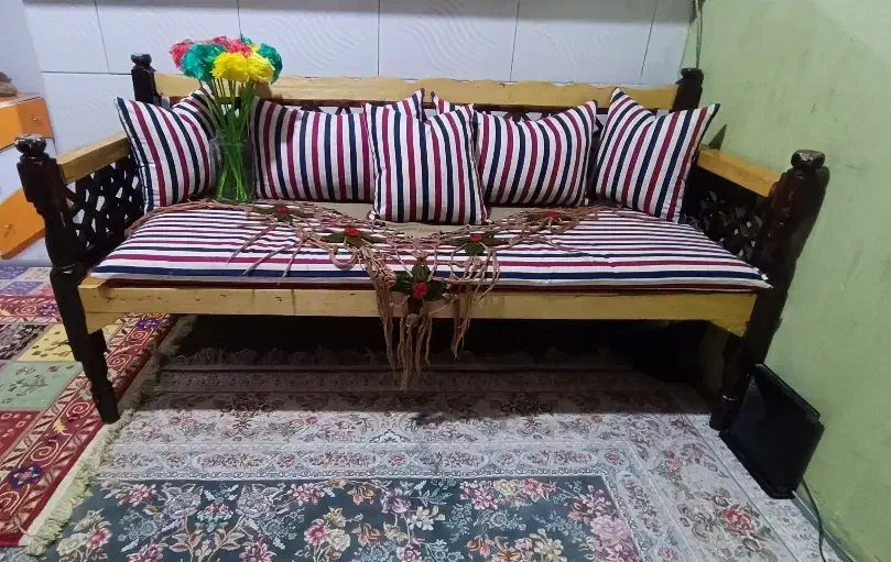 مبل سنتی چوبی|مبلمان خانگی و میز عسلی|بندرعباس, |دیوار