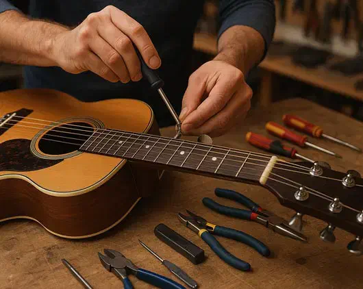 تعویض سیم گیتار،پولیش فرت گیتار،فرت بورد،تعمیرات|گیتار، بیس، امپلیفایر|تهران, شهرک ولیعصر شمالی|دیوار