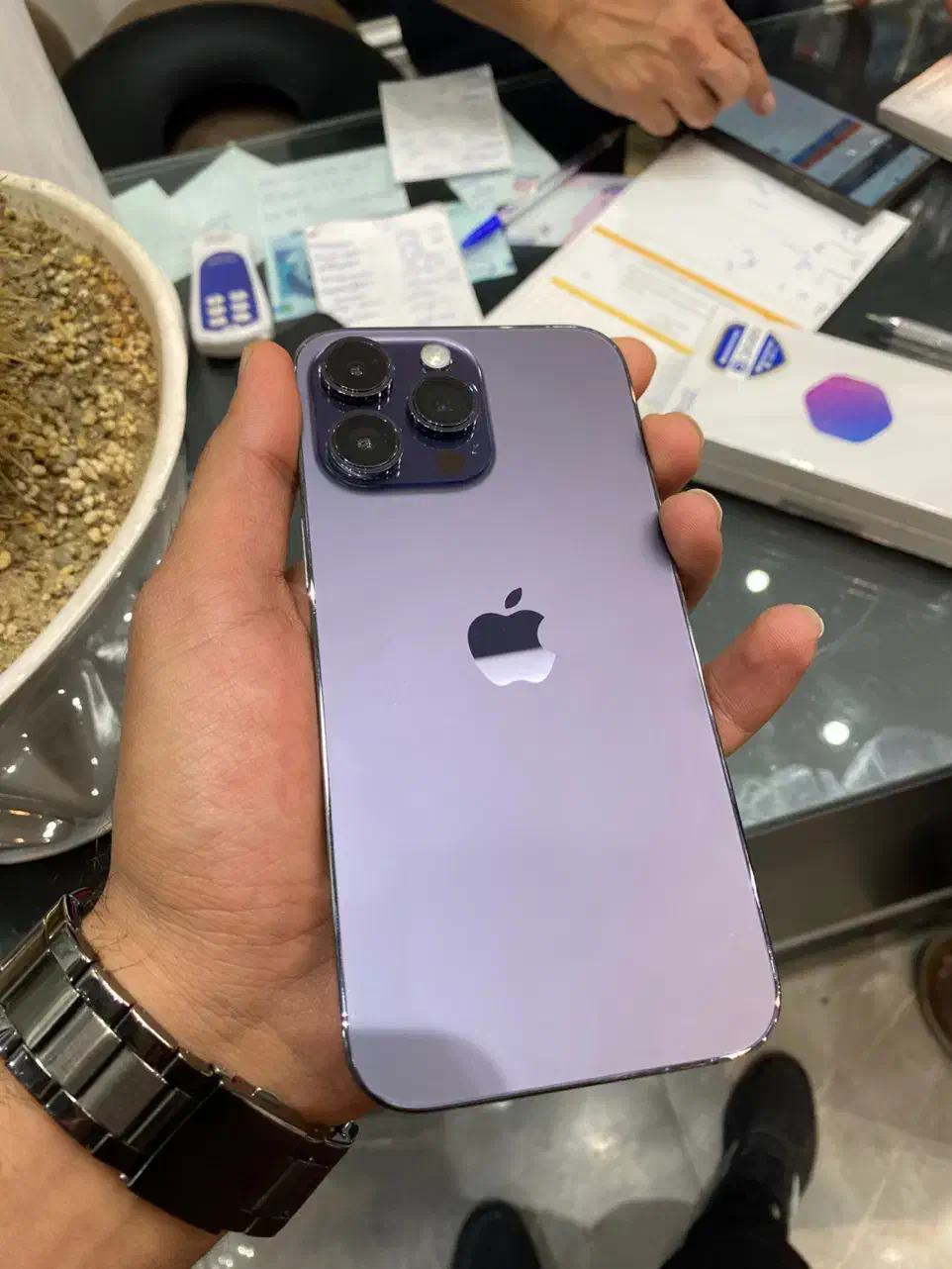 ایفون ۱۴ پرومکس با ریجستر باتری ۸۶|موبایل|مبارکه, |دیوار