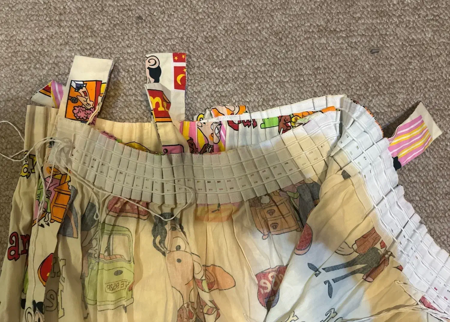 پرده ی کودکان|پرده، رانر، رومیزی|ساری, |دیوار