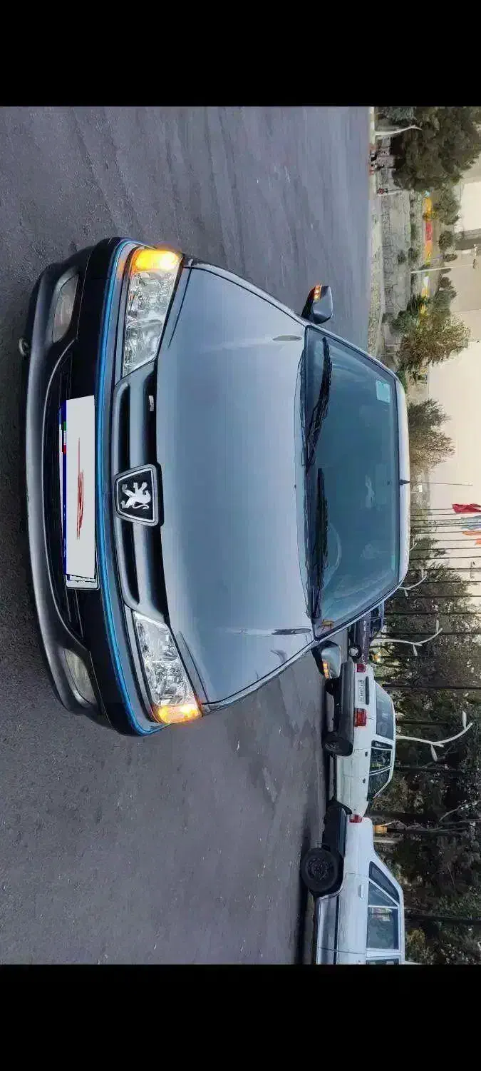 پژو پارس خاکستری مدل آخر  95 بی رنگ استثنایی|خودرو سواری و وانت|بومهن, |دیوار