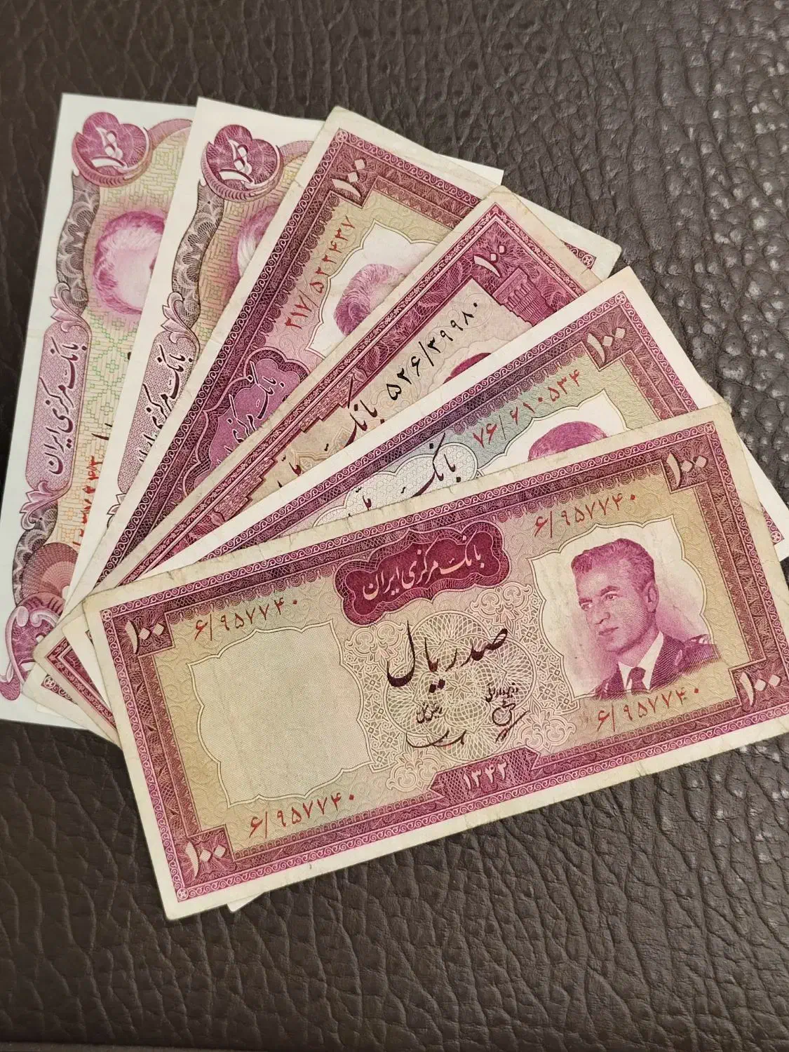 ست 100 ریالی پهلوی|کلکسیون سکه، تمبر، اسکناس|تهران, پونک|دیوار