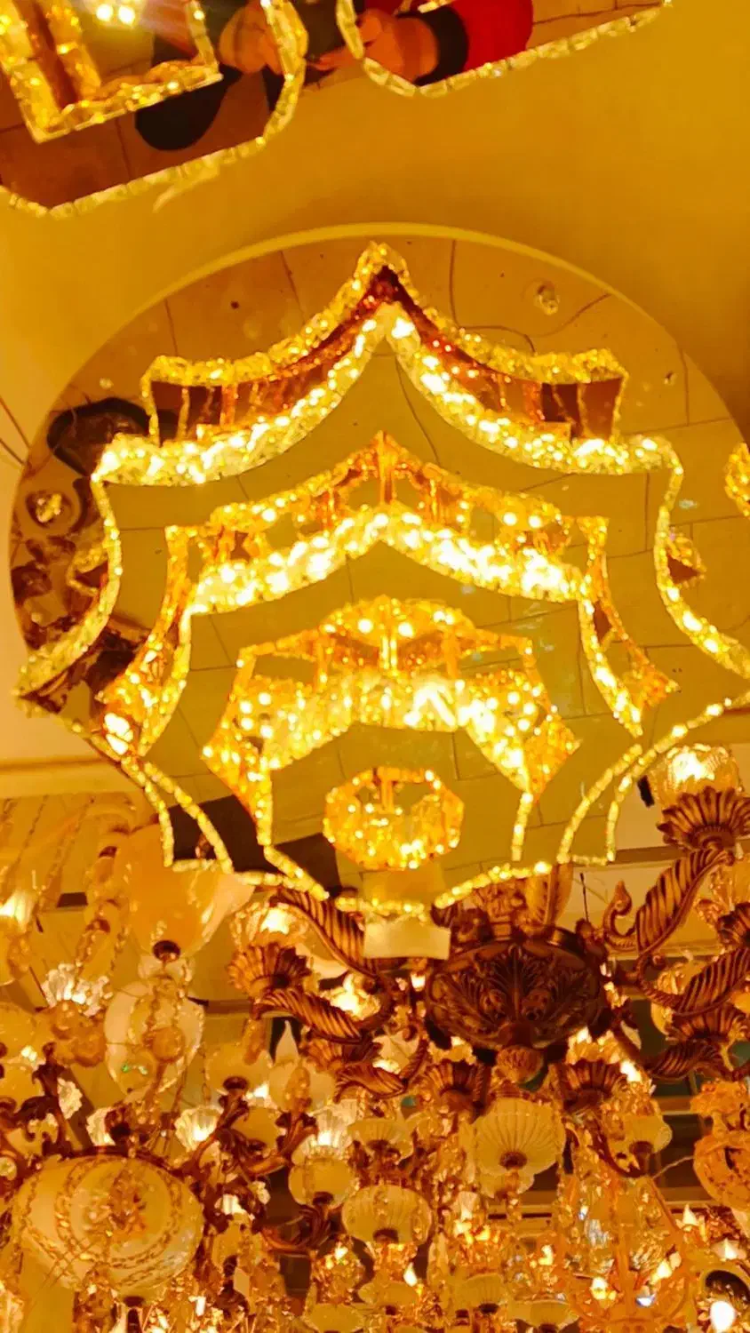 لوستر گریستالی|لوستر و چراغ آویز|تبریز, |دیوار