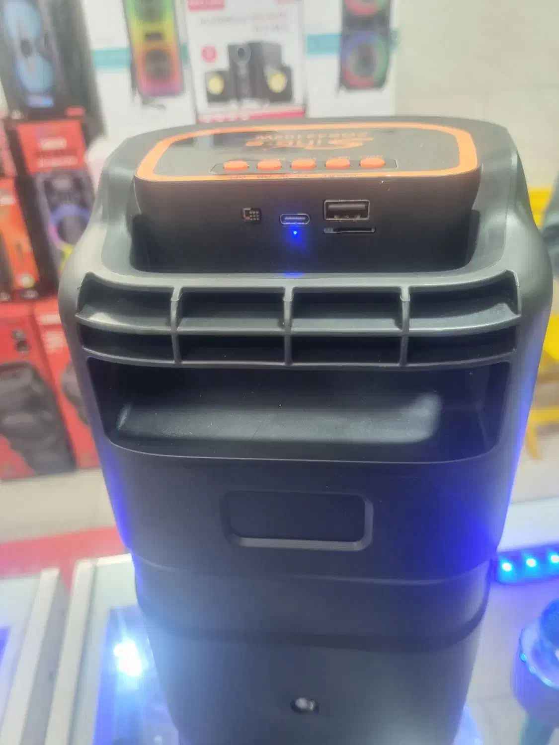 اسپیکر شارژی دو میکروفن بی سیم سوکت تایپ سی ZQ|سیستم صوتی خانگی|اصفهان, برزان|دیوار