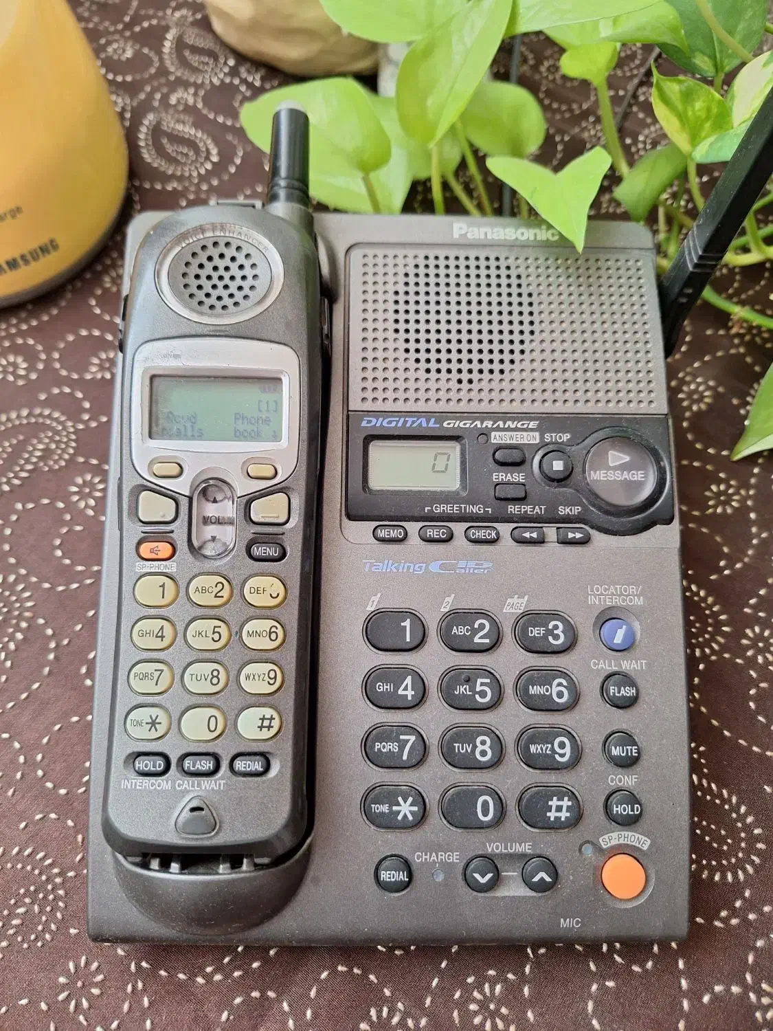 تلفن بی سیم پاناسونیک اصل|تلفن رومیزی|ساری, |دیوار