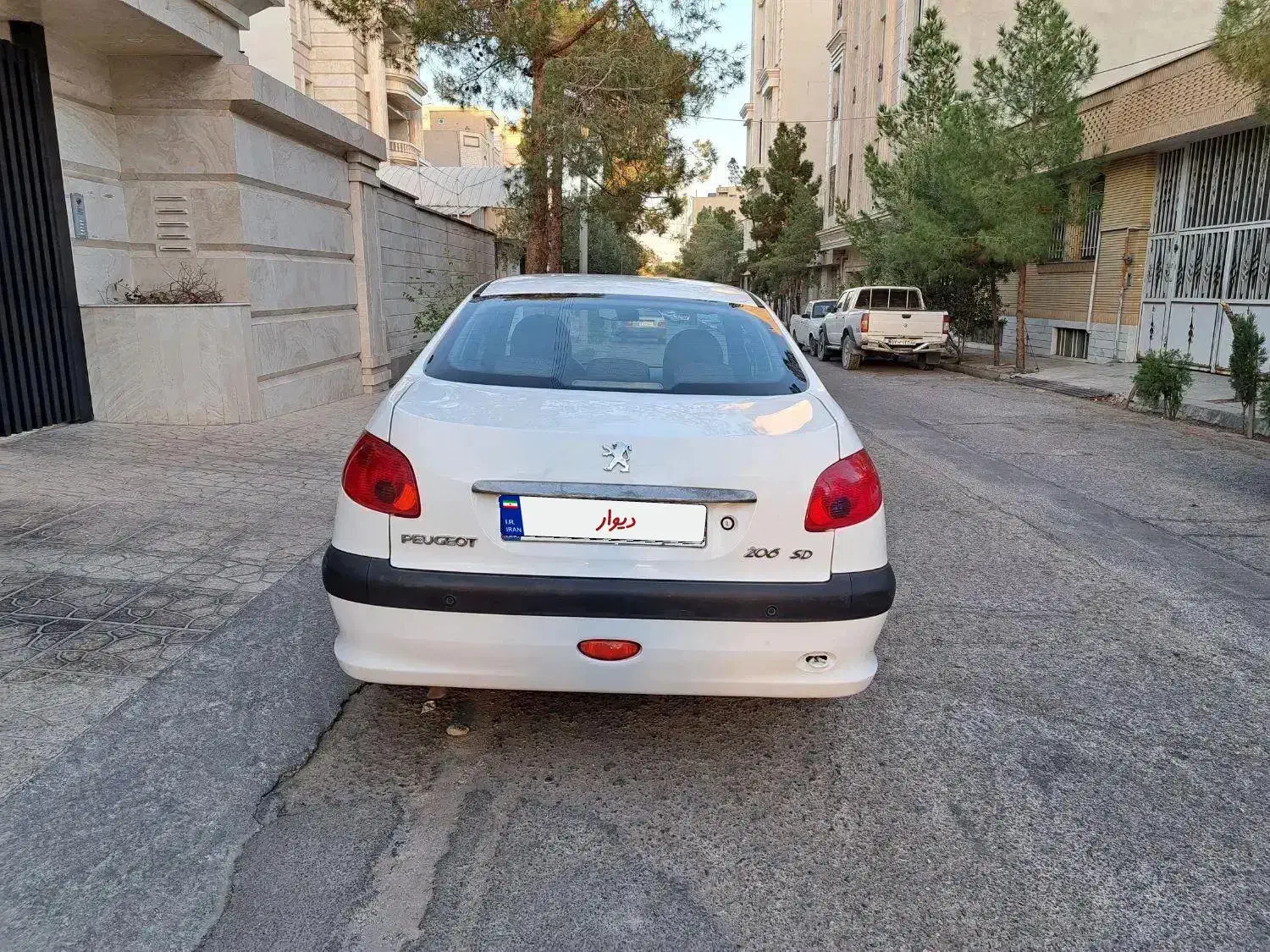 ۲۰۶ صندوقدار v8 مدل ۹۶|خودرو سواری و وانت|سمنان, |دیوار