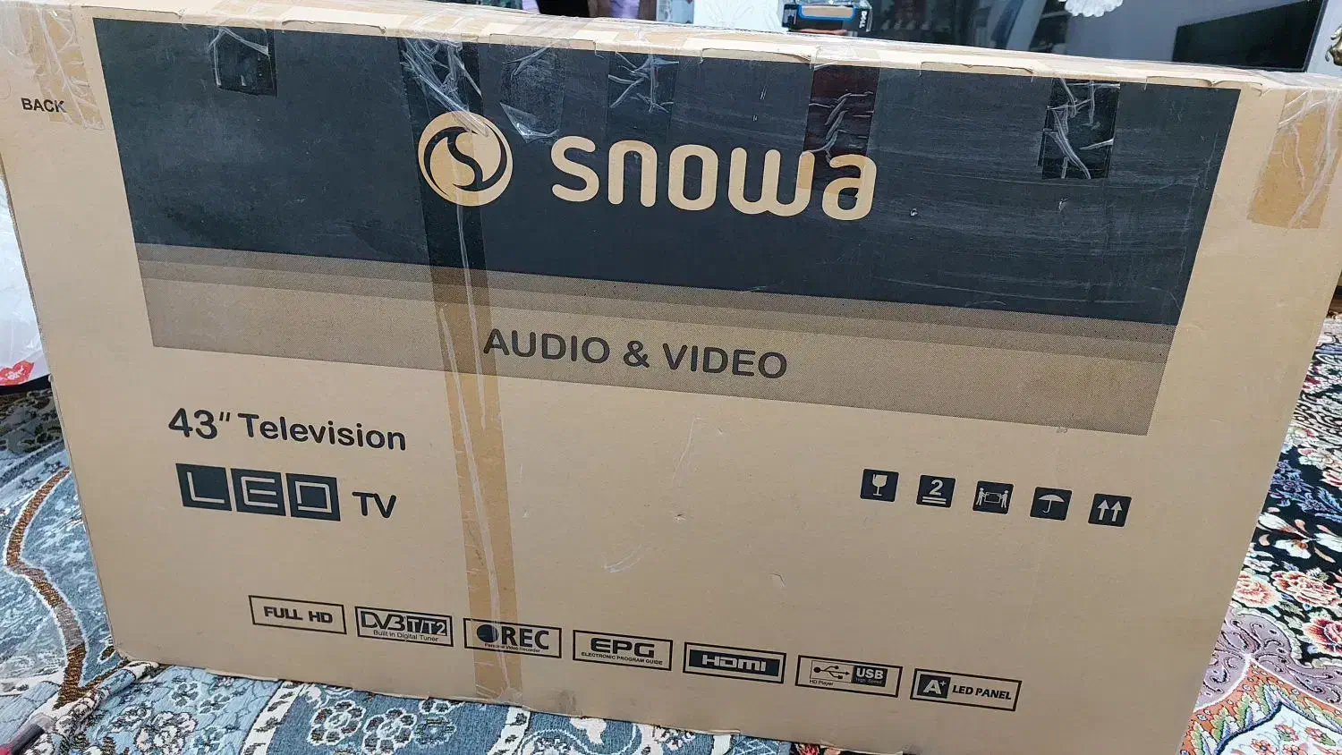 تلویزیون اسنوا ۴۳اینچ|تلویزیون و پروژکتور|دورود, |دیوار