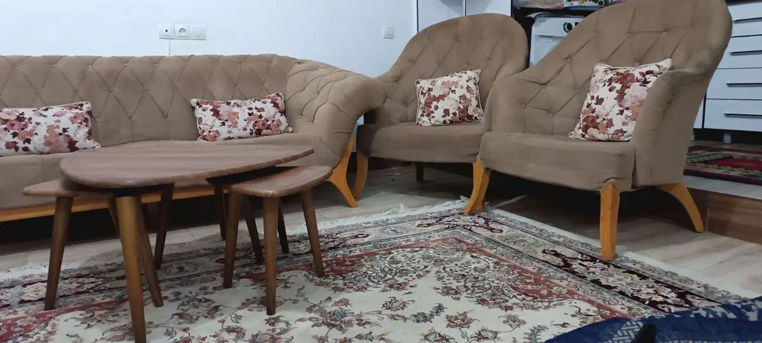 مبل هشت نفره|مبلمان خانگی و میز عسلی|کوهدشت, |دیوار