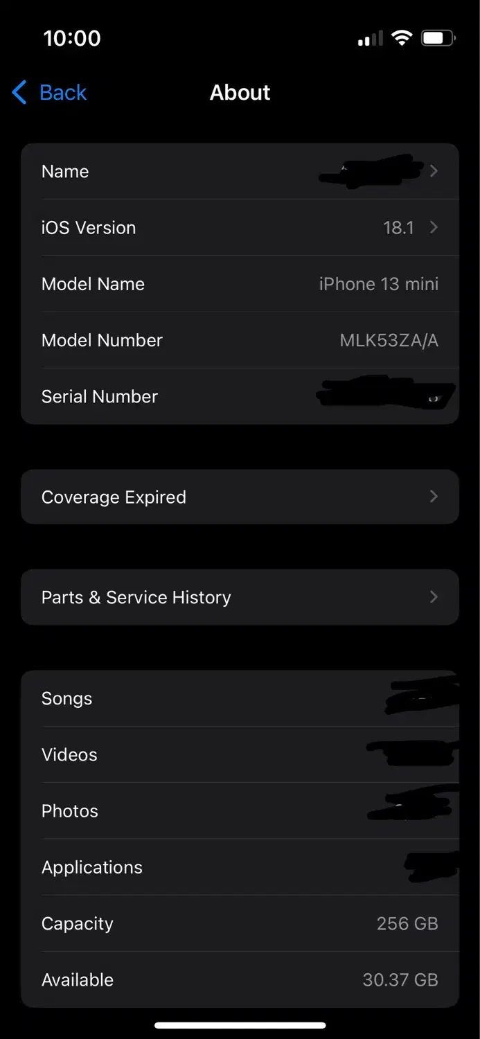 13 Mini 256 مشکی|موبایل|تهران, فردوس|دیوار