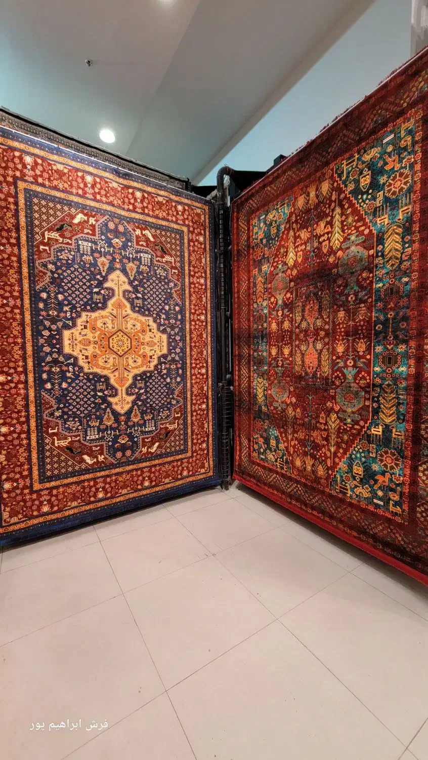 لچک‌ترنج ۲۰ رنگ کپی برابر دستبافت ابرام|فرش|مشهد, چهارباغ|دیوار