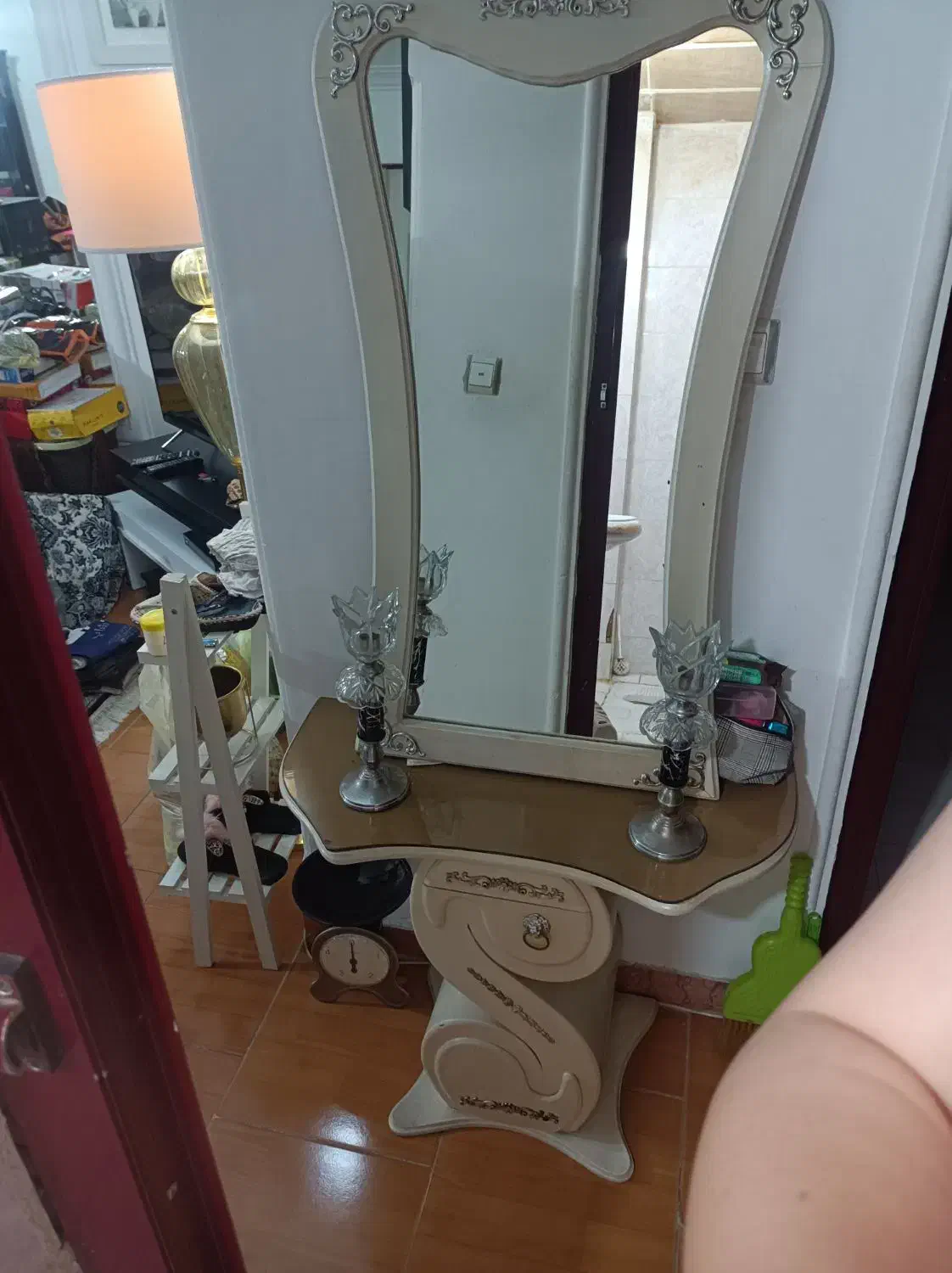 بوفه در حد نو میز و آینه کنسول|بوفه، ویترین، کنسول|تنکابن, |دیوار