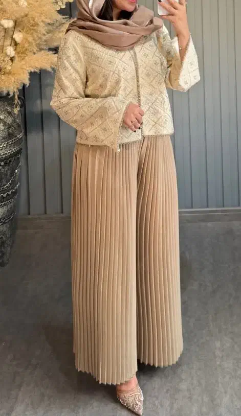 شلوار پلیسه حریر آستر کشی شده|لباس|خرمآباد, |دیوار