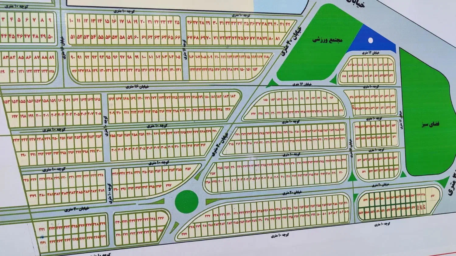 زمین جنوبی در شهرک راه آهن اندیشه|فروش زمین و ملک کلنگی|میانه, |دیوار